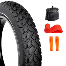 DURATREAD 20x4 heavy-duty puncture-resistant fat bike tire complete kit for e-bikes, includes tire,Schrader valve inner tube, levers, and rim strip.
