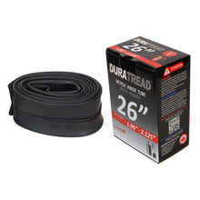 DURATREAD 26x1.95/2.125 heavy-duty butyl rubber inner tube with Schrader valve, durable replacement inner tube for bicycles and e-bikes